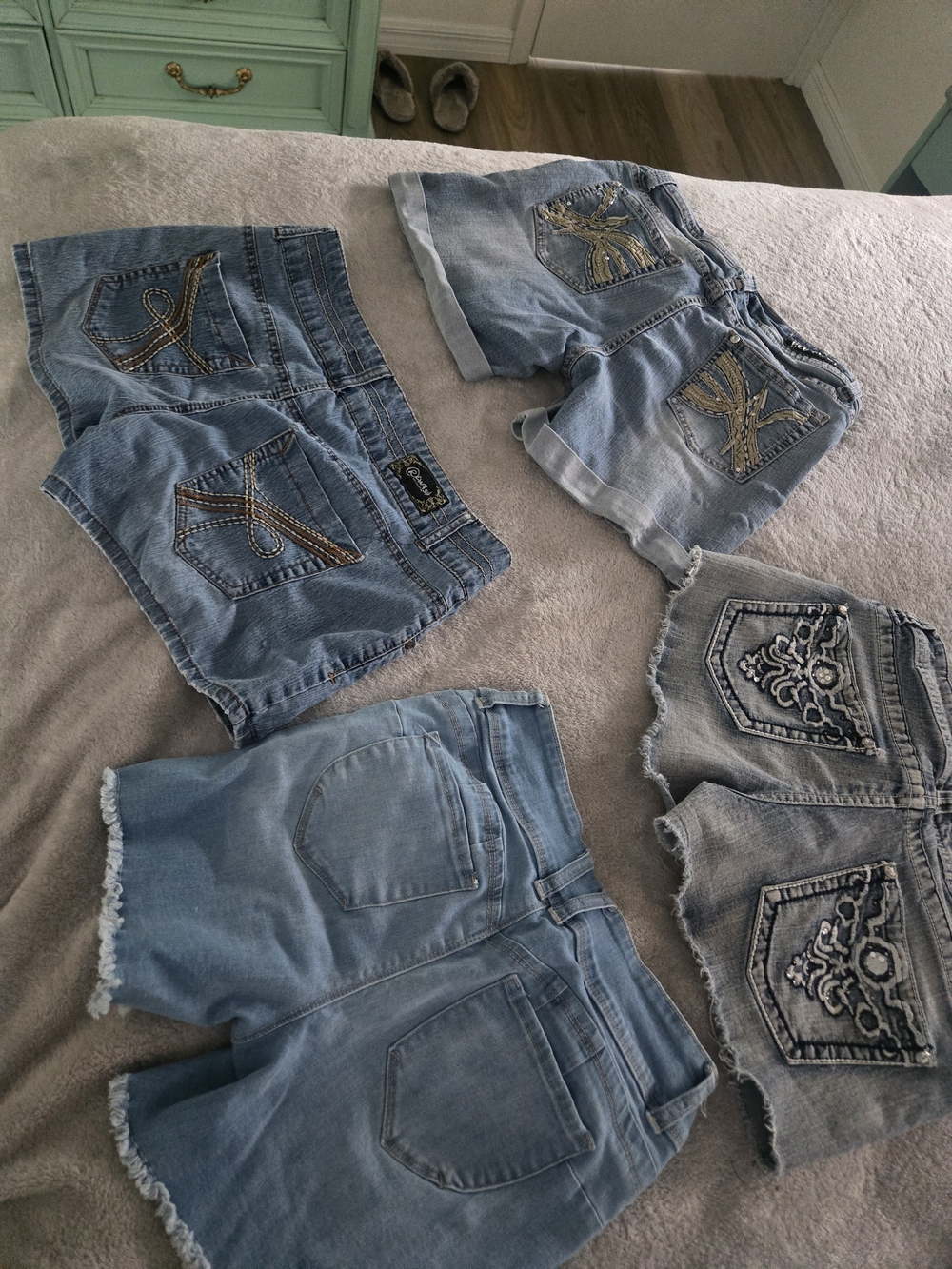 Light Wash Denim Shorts Bundle - Picture 12 of 15
